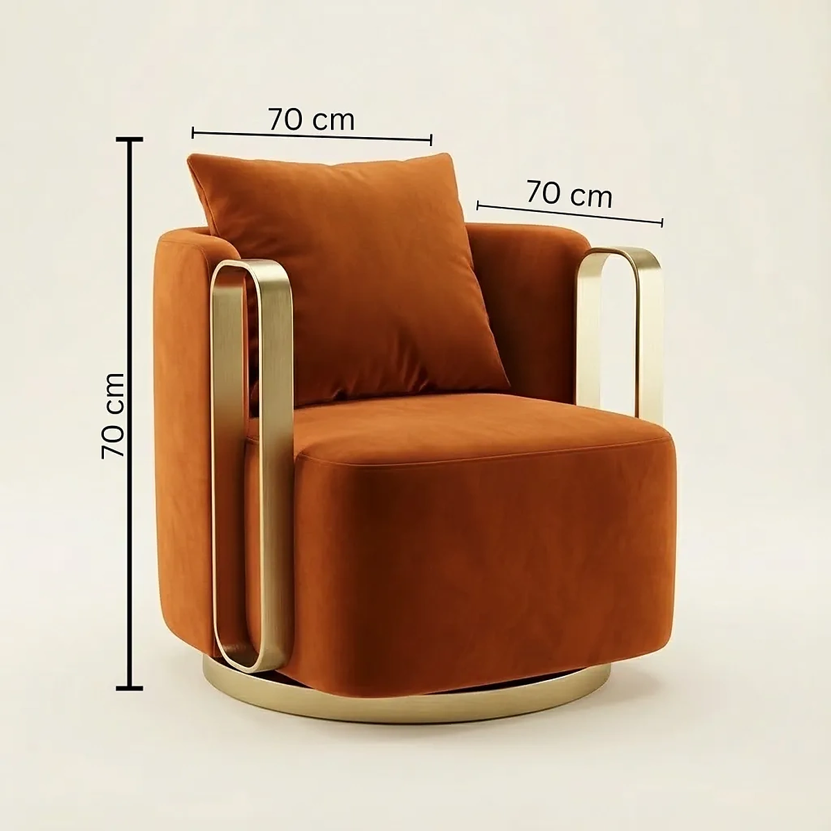 Cani Armchair – Velvet Accent Chair (2026 model)