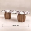 CALCATTA VIOLA DINING TABLE - luxury furniture Dubai UAE