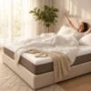 LUELLA Mattress UAE | White Top & Brown Border