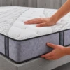 ADLY Mattress UAE | White Quilted Top & Lavender-Gray Sides