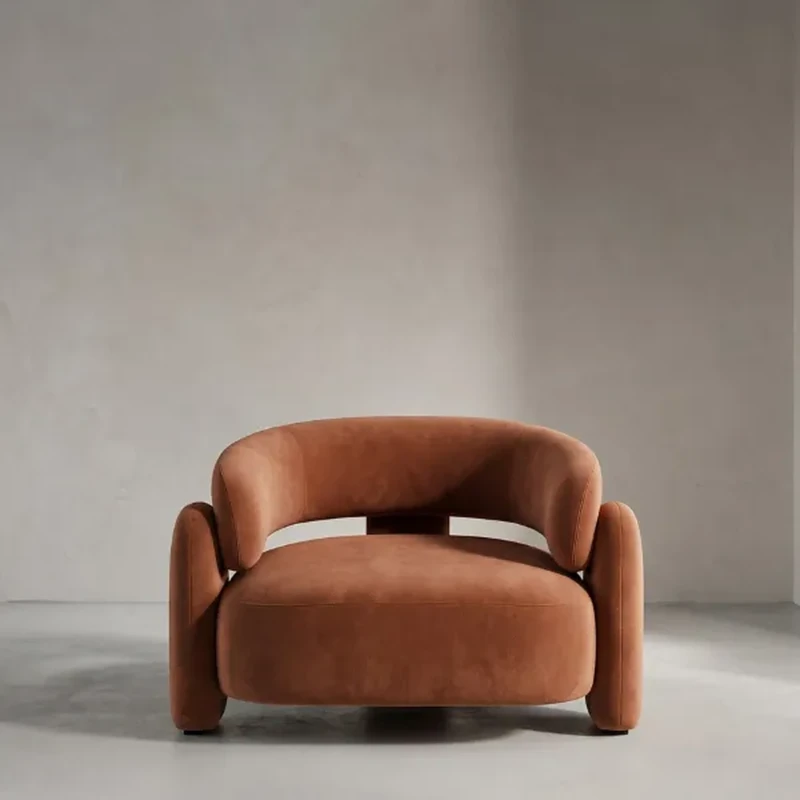 Valora Tangerine Arm Chair | Majestic Home UAE